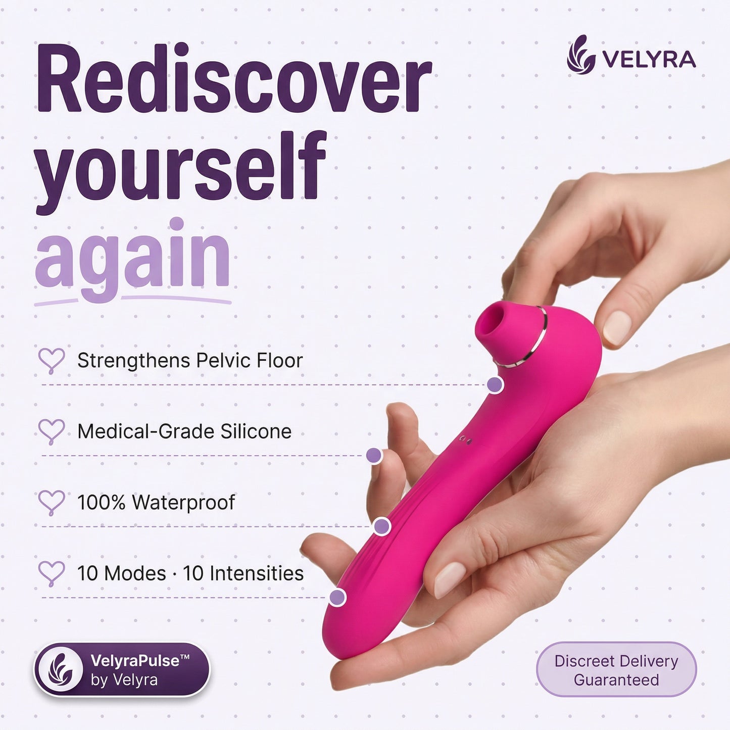 VELYRA PULSE™ — You've strengthened the muscle. Now wake it back up.